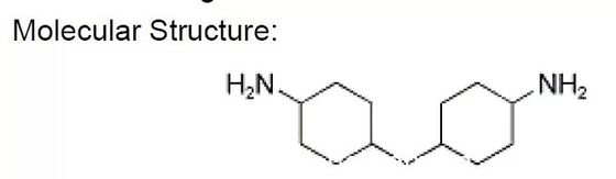 4,4'-मेथिलीनबीस (साइक्लोहेक्सिलामाइन) (एचएमडीए) | C13H26N2 | कैस 1761-71-3